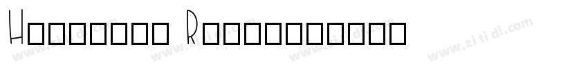 Helsinki Regular字体转换